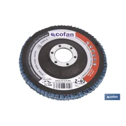 DISCO LAMINADO PROFESIONAL PLANO 115 MM. G-120 ZIRCONIO