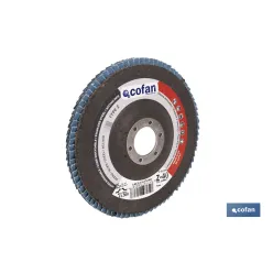 DISCO LAMINADO PROFESIONAL PLANO 125 MM. G-40 ZIRCONIO