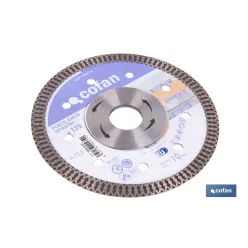 DISCO DIAMANTE PORCELANICO EXTRAFINO H-10mm, 125mm