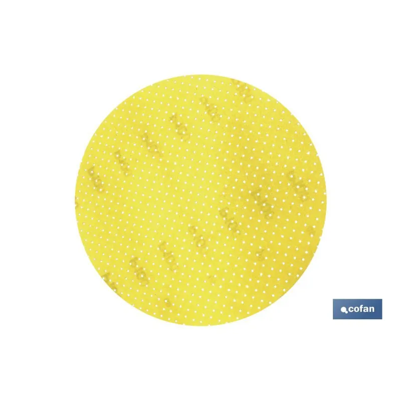 DISCO LIJA MICROPERFORADO ALTA CALIDAD C/VELCRO ø225 G-150 Venta unitaria