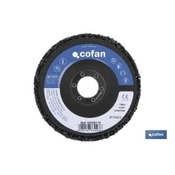 DISCO VELLON P/LIMPIEZA FIBRA-PLANO 115X22,2 Venta unitaria