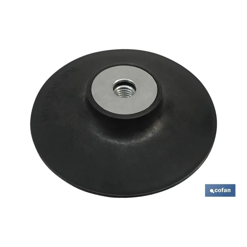 PLATO P/ DISCOS FIBRA Y SEMIFLEXIBLES 115 x M14