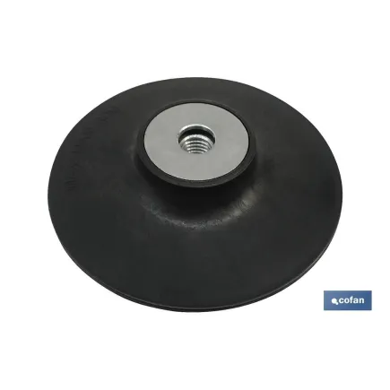 PLATO P/ DISCOS FIBRA Y SEMIFLEXIBLES 125 x M14