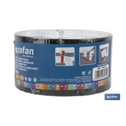 CINTA DE ALUMINIO NEGRA 30 MICRAS 50 MM X 10 M