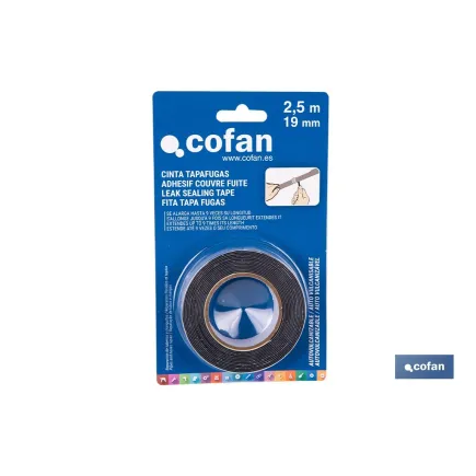 CINTA AUTOVULCANIZANTE (2,5 M X 19 MM)