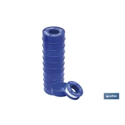 ROLLO 12 MTS CINTA PTFE DE 12mm X 0,10mm venta unitaria
