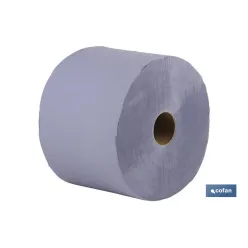 BOBINA INDUSTRIAL RECICLADA AZUL 250MTS (2 ROLLOS)