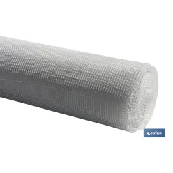 MALLA PLAST. CUADRADA JARDIN 10mm BLANCO 1x25m