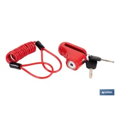 CANDADO DE FRENO DE DISCO BULÓN Ø5,5 MM CON CABLE