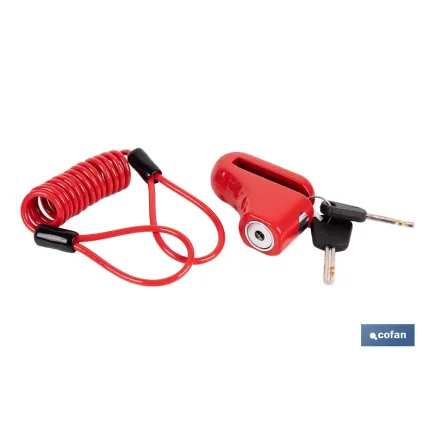 CANDADO DE FRENO DE DISCO BULÓN Ø5,5 MM CON CABLE