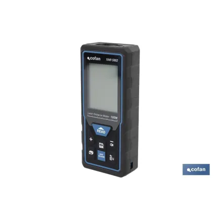 MEDIDOR DISTANCIAS LÁSER 100 M 6 FUNCIONES