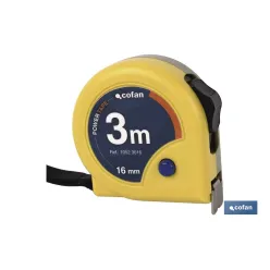 FLEXÓMETRO 16 MM X 3 M