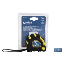FLEXÓMETRO MAGNÉTICO 16 MM X 3 M