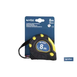 FLEXÓMETRO MAGNÉTICO 25 MM X 8 M