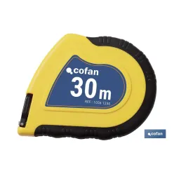 CINTA MÉTRICA ACERO RECUBR. NYLON  50 Mts