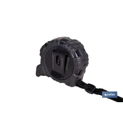 FLEXÓMETRO HOJA NEGRA DOBLE CARA 16 MM X 3 M