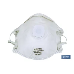 MASCARILLA PROTECCION C/VALVULA FFP2D