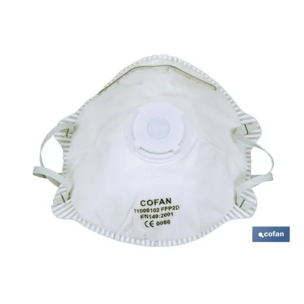 MASCARILLA PROTECCION C/VALVULA FFP2D