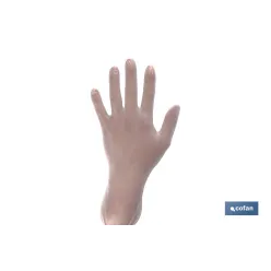 CAJA 100 UNDS. GUANTES VINILO T - XL