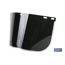 PLASTICO PROTECTOR OSCURO 400 MM.