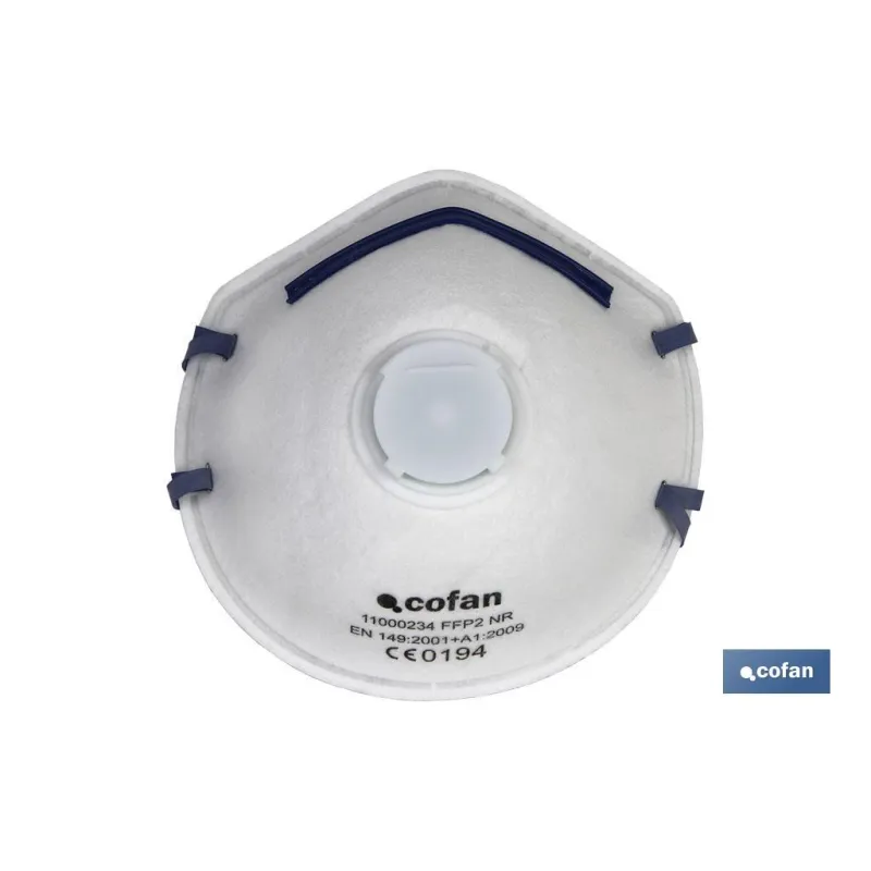 MASCARILLA PROTEC. C/VALVULA CE FFP2 NR