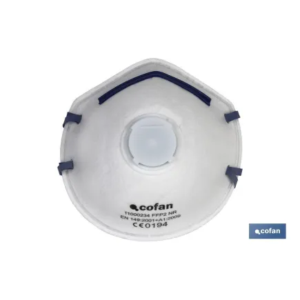MASCARILLA PROTEC. C/VALVULA CE FFP2 NR