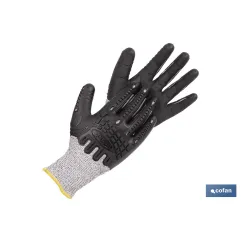 GUANTE PROTECTION 360 TPE ANTI IMPACTO Y ANTICORTE T-8