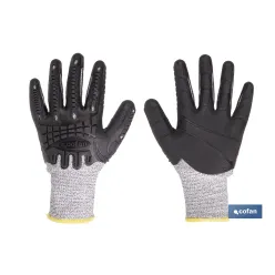 GUANTE PROTECTION 360 TPE ANTI IMPACTO Y ANTICORTE T-9
