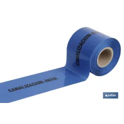 CINTA BALIZ. CANALIZACION AGUA 150MMX250MTS