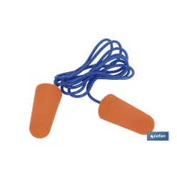 PACK 50 TAPONES (25 par) OIDOS C/CUERDA PU SNR36