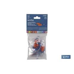 PACK 50 TAPONES (25 par) OIDOS C/CUERDA PU SNR36