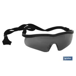 GAFAS SEGURIDAD SPORT OSCURA UV PROTECTION