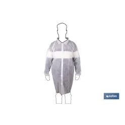 BATA BLANCA DESECHABLE DE PP TALLA ÚNICA