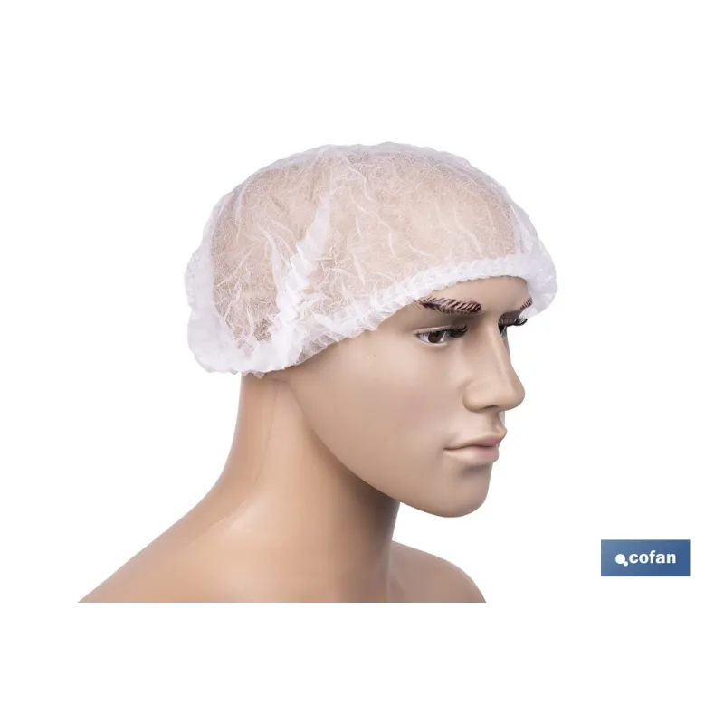 GORRO DESECHABLE ACORDEÓN DE PP 100 UDS.