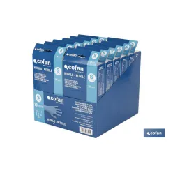 CAJA 30 UNDS. GUANTES NITRILO T-S