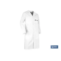 BATA BLANCA PALETTE 100% ALGODÓN T-M