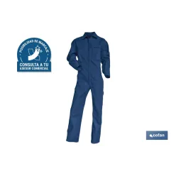 MONO DE TRABAJO TESLA 245gms/m AZUL MARINO T-XXL