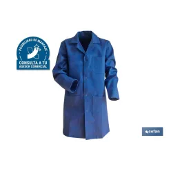 BATA AZUL OSCURA LIMEUR 100% ALGODÓN T-XXL