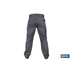 PANTALÓN DE TRABAJO LOKI ELASTANO 215 G/M2 GRIS ANTRACITA TALLA 54