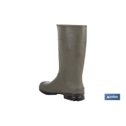 BOTA ALTA DE AGUA PVC VERDE TALLA 37