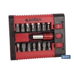 SET PUNTAS ADAPTADOR PH, PZ, TORX, SL  (15 pcs.)