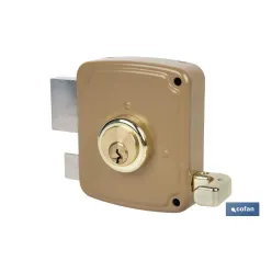 CERRADURA SOBREPONER C/CERRADERO 140mm DERECHA