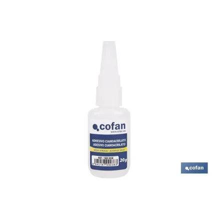 ADHESIVO CIANOACRILATO. MEDIA DENSIDAD 20 G