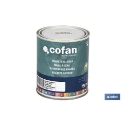 ESMALTE AL AGUA (750 ML) BLANCO SATINADO