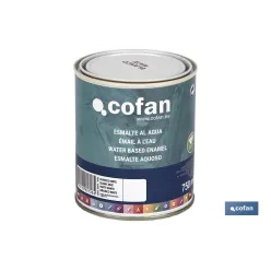 ESMALTE AL AGUA (750 ML) BLANCO MATE