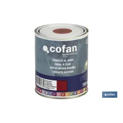 ESMALTE AL AGUA (750 ML) ROJO VIVO BRILLO