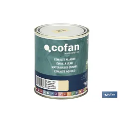 ESMALTE AL AGUA (750 ML) MARFIL CLARO BRILLO