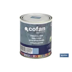 ESMALTE AL AGUA (750 ML) AZUL MEDITERRANEO BRILLO