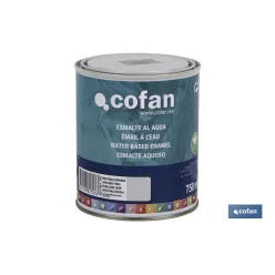 ESMALTE AL AGUA (750 ML) GRIS PERLA SATINADO