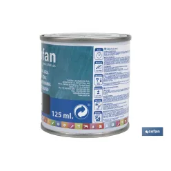 ESMALTE AL AGUA (125 ML) NEGRO BRILLO